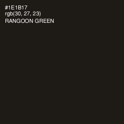 #1E1B17 - Rangoon Green Color Image